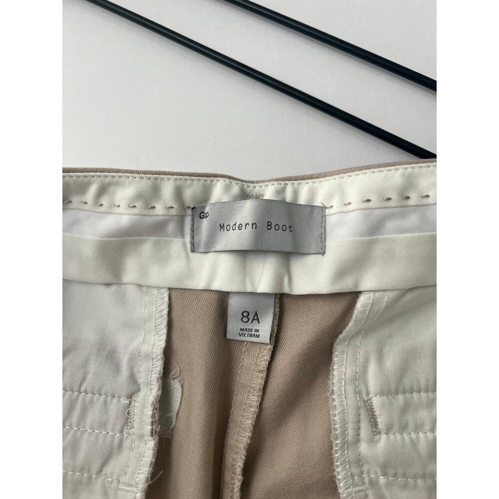 Gap Women’s Modern Boot Khaki Pants 8A (short) - Picture 7 of 9